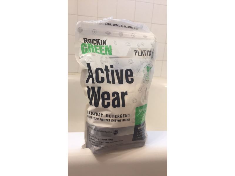 Rockin' Green Platinum Series Active Wear Laundry Detergent Powder, 45 oz (11.3 kG)