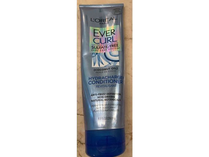 L'Oreal Paris Hair Care Ever Curl Hydra Charge Conditioner, 8.5 fl oz/250 mL