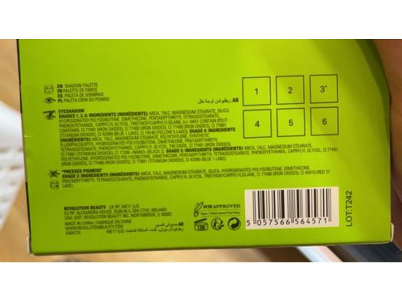 Revolution Shadow Palette, Ready Set Go, 0.03 oz/1.1 g