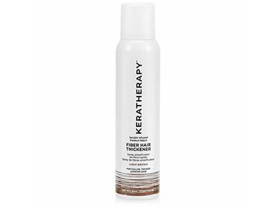 Keratherapy Fiber Hair Thickener Spray, Light Brown, 4 fl oz/140 mL