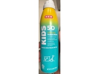 H.E.B Kids Sunscreen Lotion Spray, SPF 50, 6.3 oz/178 g - Image 3