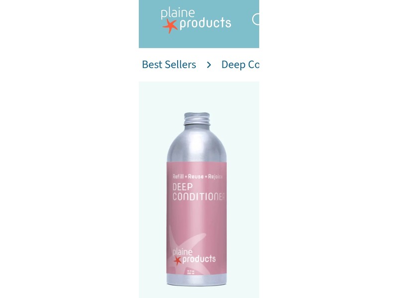 Plaine Products Deep Conditioner, Cherry Almond, 10 fl oz/295 mL