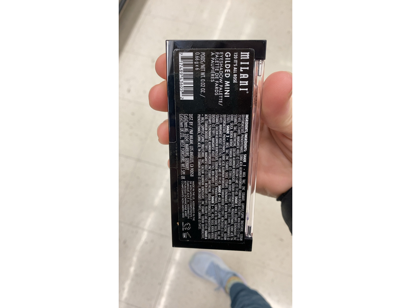 Milani Gilded Mini Eyeshadow Palette -It's All Rosé