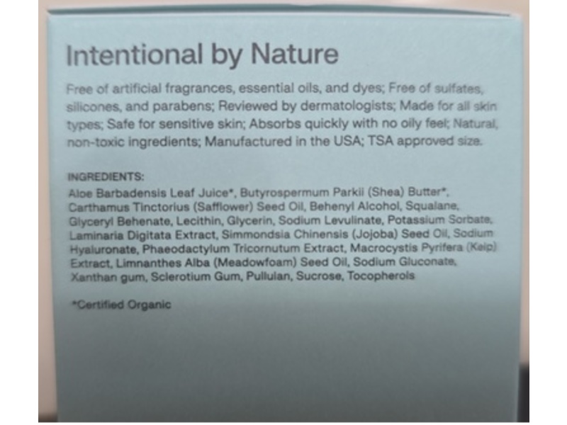 The Earthling Co. Daily Hydrating Moisturizer, Microalgae, Giant Kelp Extract & Hyaluronic Acid, 2.0 fl 0z/59 mL