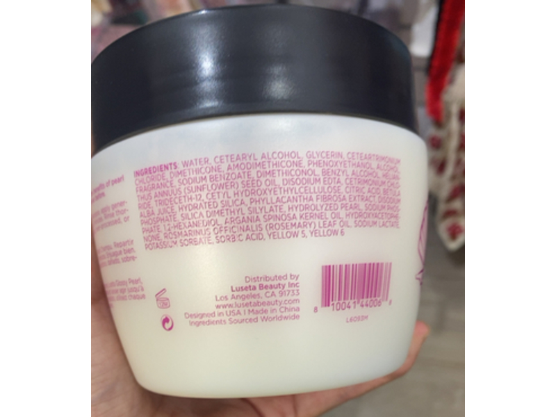 Luseta Glossy Pearl Hair Mask, 16.9 fl oz/500 mL