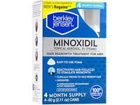 Berkley Jensen Men's Minoxidil Hair Regrowth Treatment, 2.11 oz/60 g, Pack Of 4 - thumbnail 1
