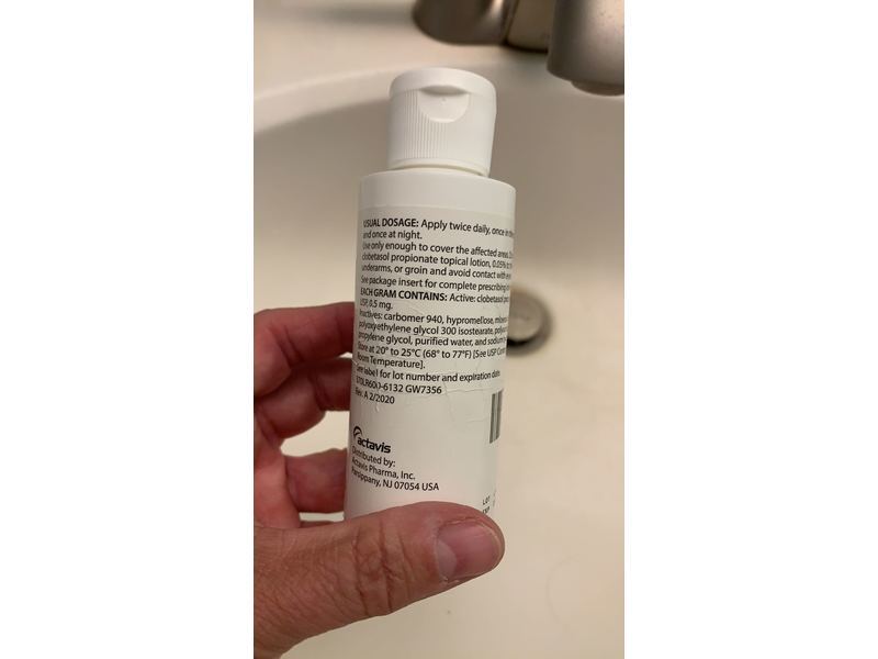 Clobetasol Propionate Topical Lotion, 0.05%, 118 mL Actavis (RX)