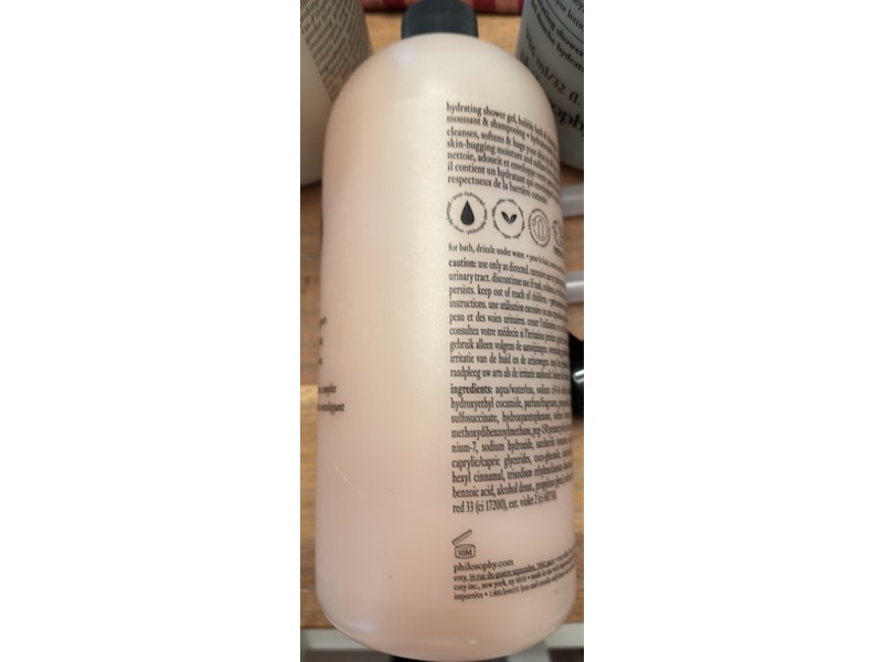 Philosophy Amazing Grace Hydrating Shower Gel, 32 fl oz/946 mL