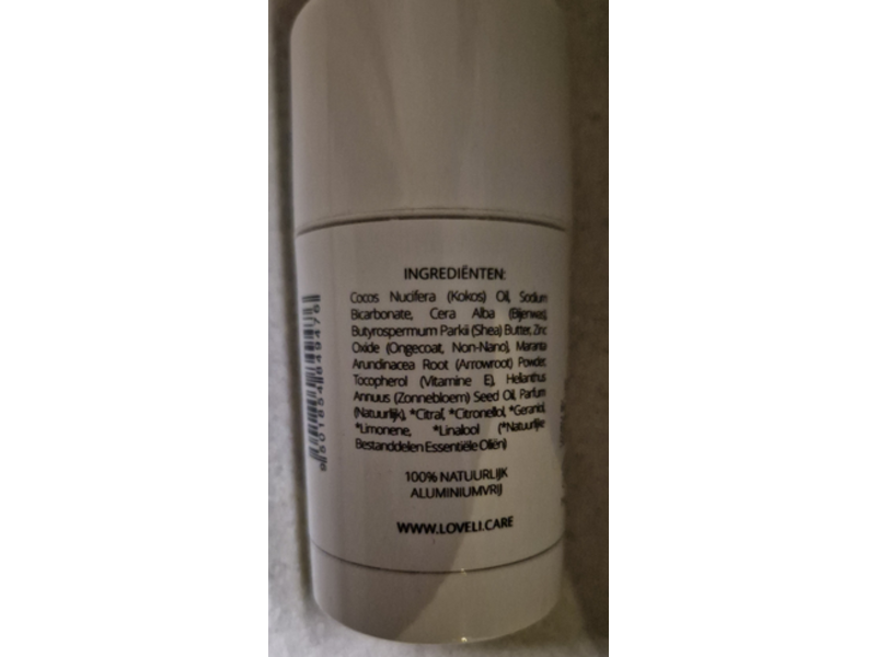 Loveli Deodorant, Fresh Cotton, 75 mL