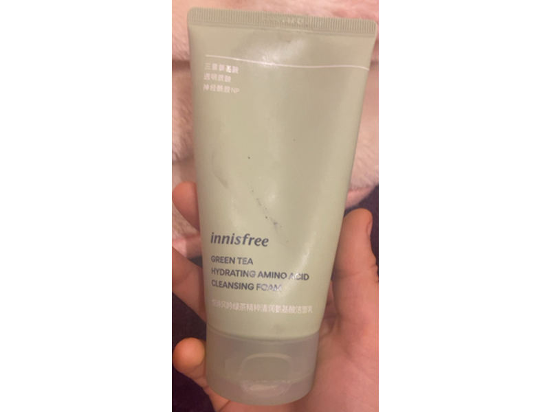 Innisfree Cleansing Foam, Green Tea & Hydrating Amion Acid, 150 mL