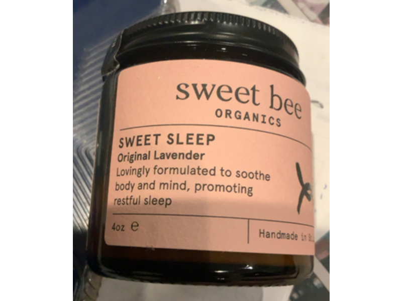 Sweet Bee Organics Sweet Sleep, Original Lavender, 4 oz