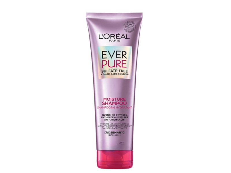 L'Oreal Paris Ever Pure Moisture Shampoo, Rosemary , 11.05 fl oz/325 mL