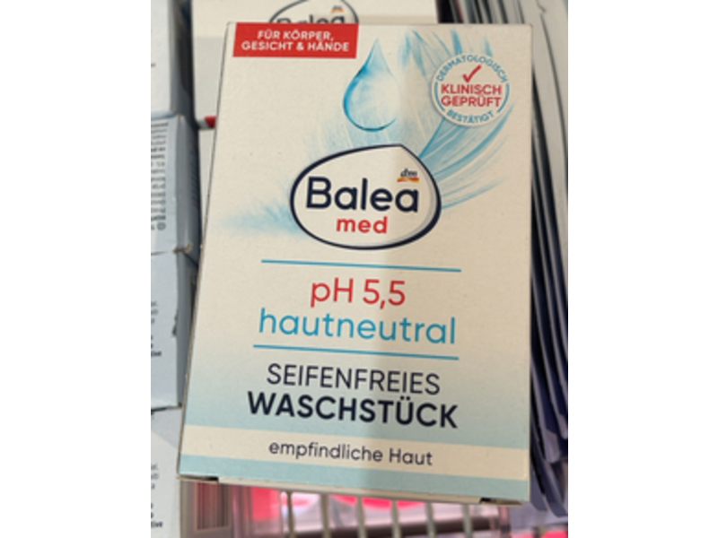 Balea Med Soap-free Wash Bar, 150 g