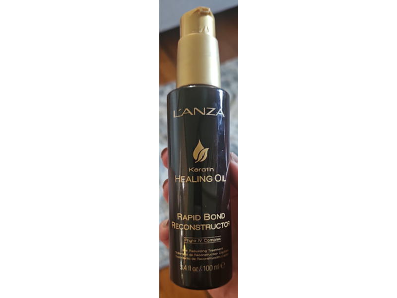 L'anza Rapid Bond Reconstructor Keratin Healing Oil, 3.4 fl oz/100 mL