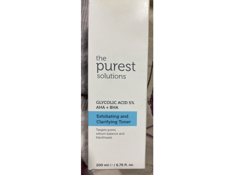 The Purest Solutions Glycoloic Acid + AHA + BHA Toner, 6.76 fl oz/200 mL