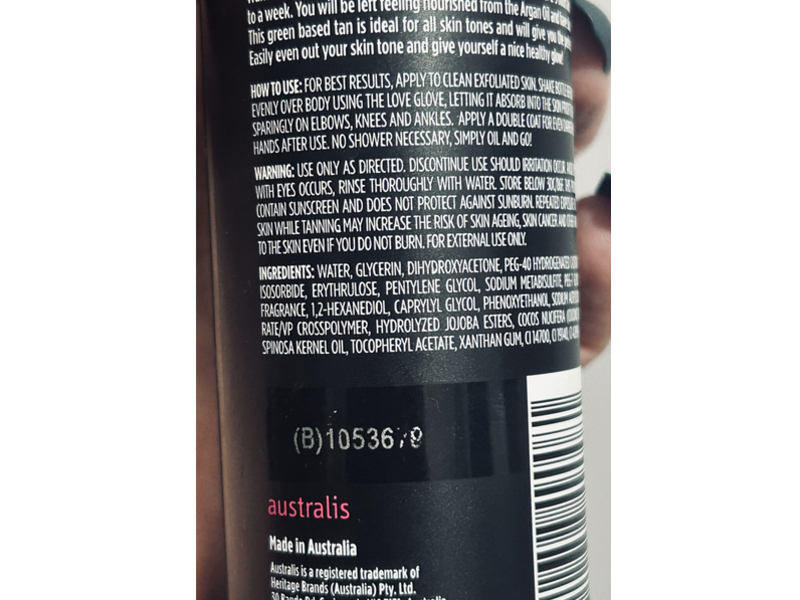 Australis Self Tan Oil, Natural Olive Brown, 100 mL