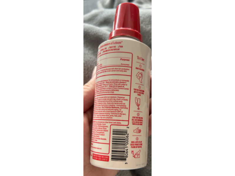 Vacation Sunscreen, Classic Whip, SPF 30, 4 oz/133 g