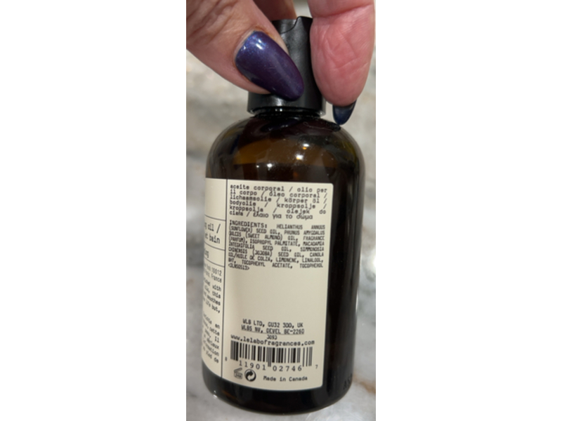 Le Labo Santal 33 Massage & Bath Perfuming Oil, 4 fl oz/120 mL