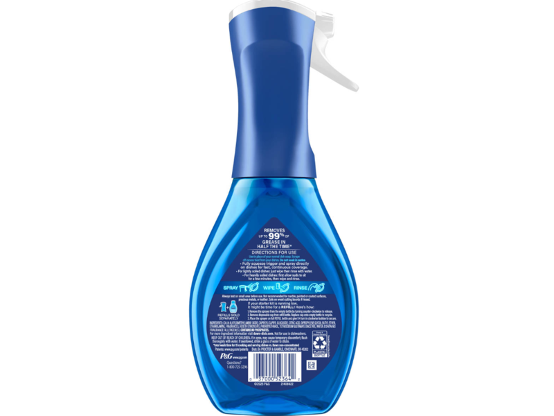 Dawn Ultra Platinum Power Wash Dish Spray, Fresh Scent, 16 fl oz/473 mL