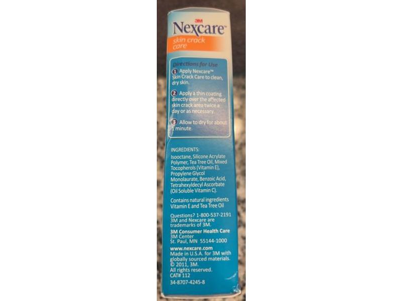 Nexcare Skin Crack Care, 0.24 fl oz/7 mL, Pack Of 2