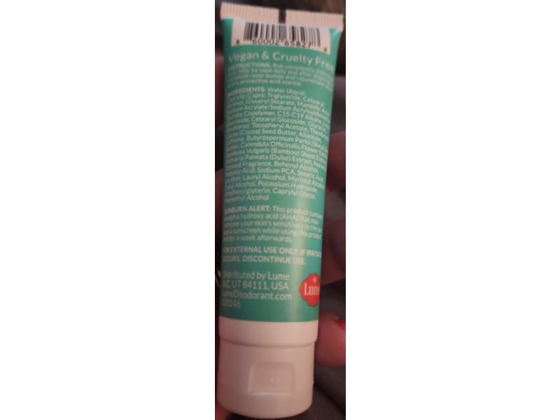 Lume Acidified Body Butter, Cucumber Melon, 1 oz/28 g