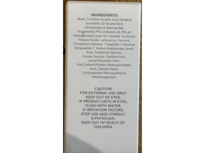 Trish McEvoy Brighten + Glow Gentle Serum, Vitamin C, 1 fl oz/30 mL