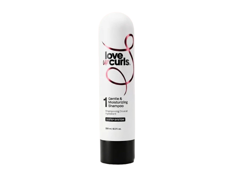 Love Ur Curls Gentle & Moisturizing Shampoo, Fragrance Free, 8.5 fl oz/250 mL