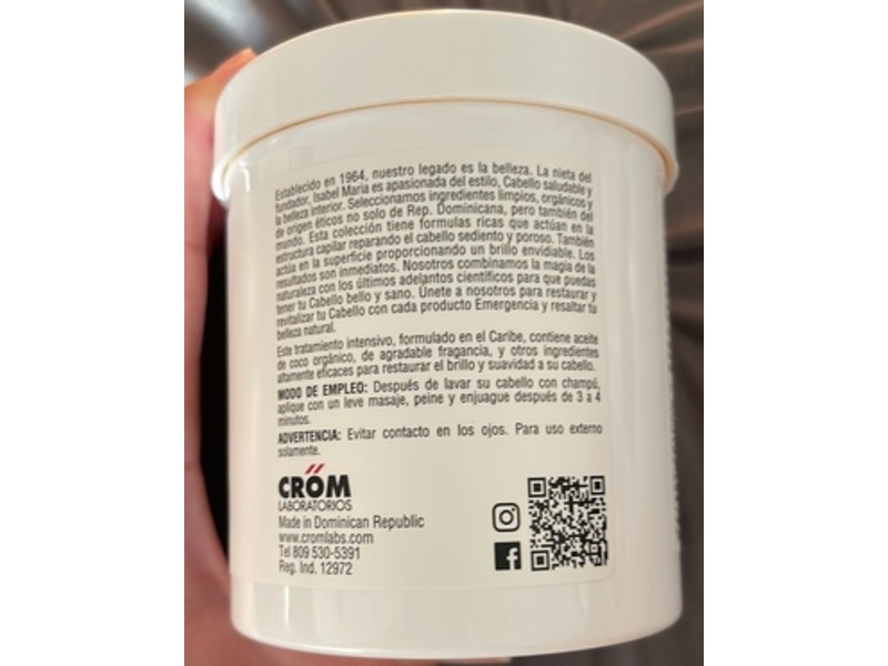 Emergencia Intense Moisture Split Ends Treatment, Coconut Oil, 16 fl oz/453.44 mL