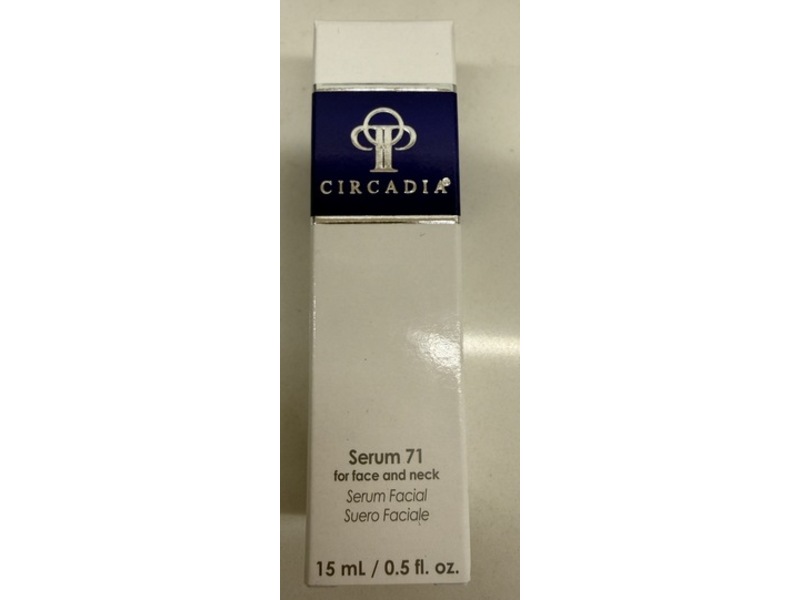 Circadia Face & Neck Serum 71, 0.5 fl oz/15 mL