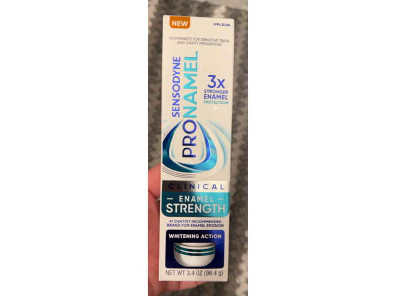 Sensodyne Pronamel Clinical Enamel Strengthening Toothpaste,3.4 oz/96.4 g