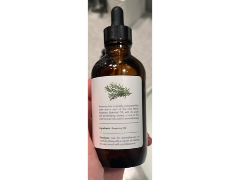 Handcraft Blends 100% Pure & Natural Essential Oil, Rosemary, 4 fl oz/118 mL