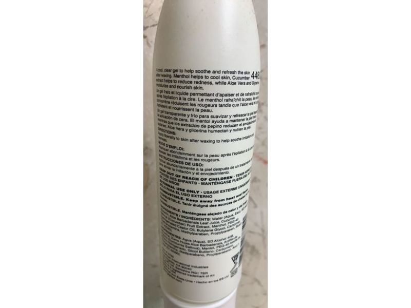 Gigi Post Wax Cooling Gel, Skin Freshener, 8 fl oz/236 ml