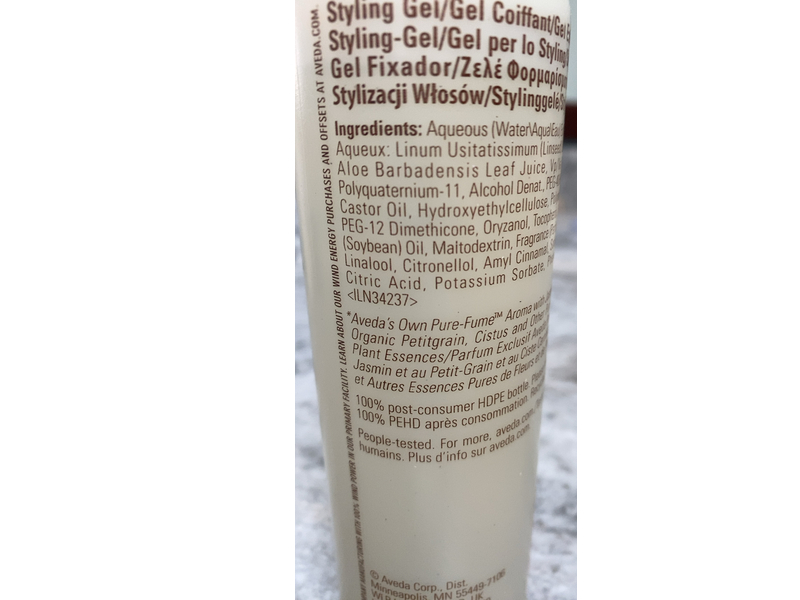 Aveda Strong Hold Sculpturing Gel, Flax Seed Aloe, 8.5 fl oz/250 mL