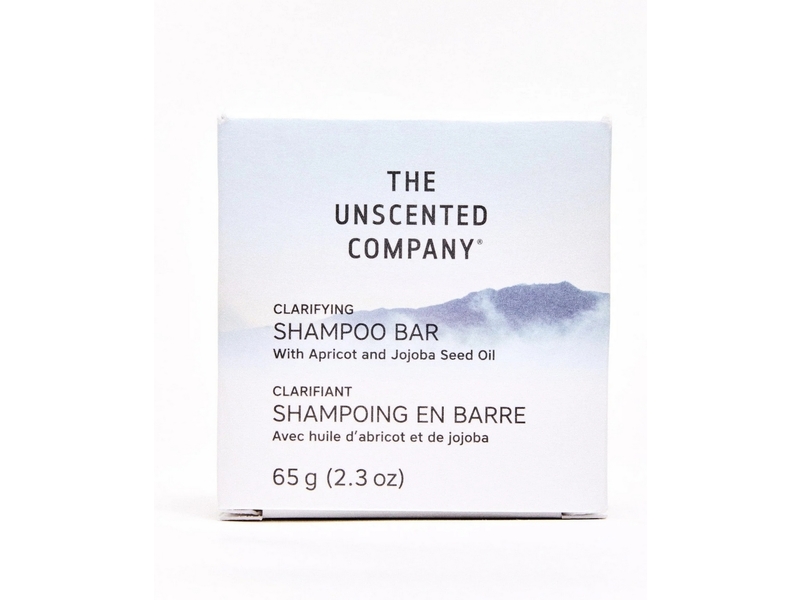 The Unscented Company Clarifying Shampoo Bar, Apricot And Jojoba Seed Oil, 2.3 oz/65 g