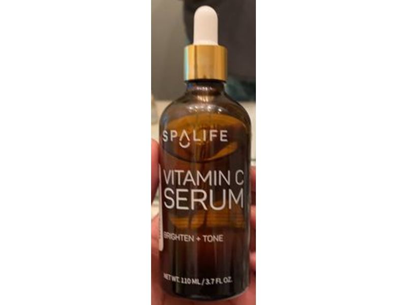 Spalife Vitamin C Serum, Brighten + Tone, 3.7 fl oz/110 mL