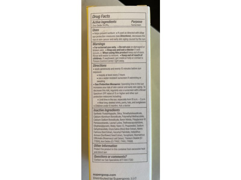 Supergoop! Glow setting Powder, SPF 35 PA+++, 0.13 oz/3.7 g