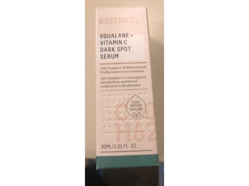 Biossance Squalane + Vitamin C Dark Spot Serum, 1.01 fl oz / 30 mL