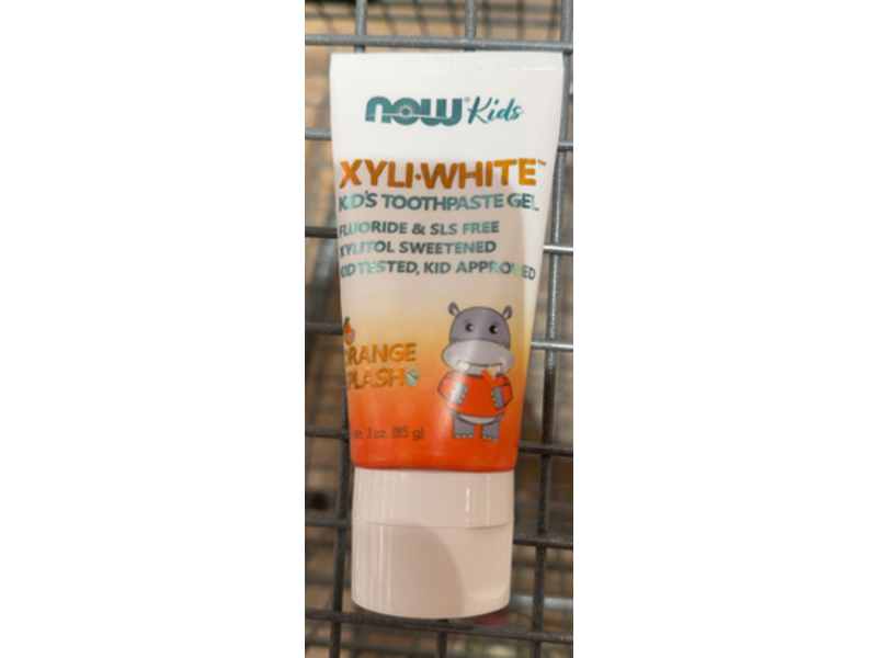 Now Kids Xyliwhite Toothpaste Gel, Orange Splash, 3 oz/85 g