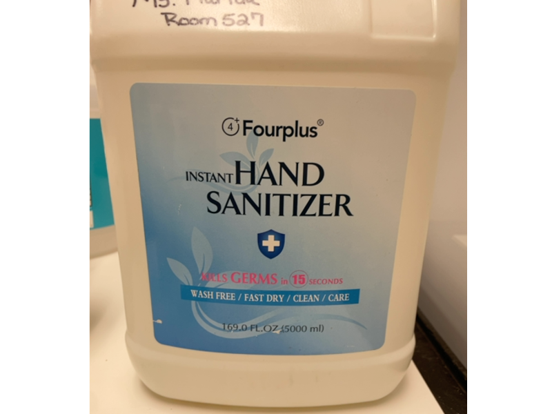 Fourplus Instant Hand Sanitizer, 169.0 fl oz/5000 mL