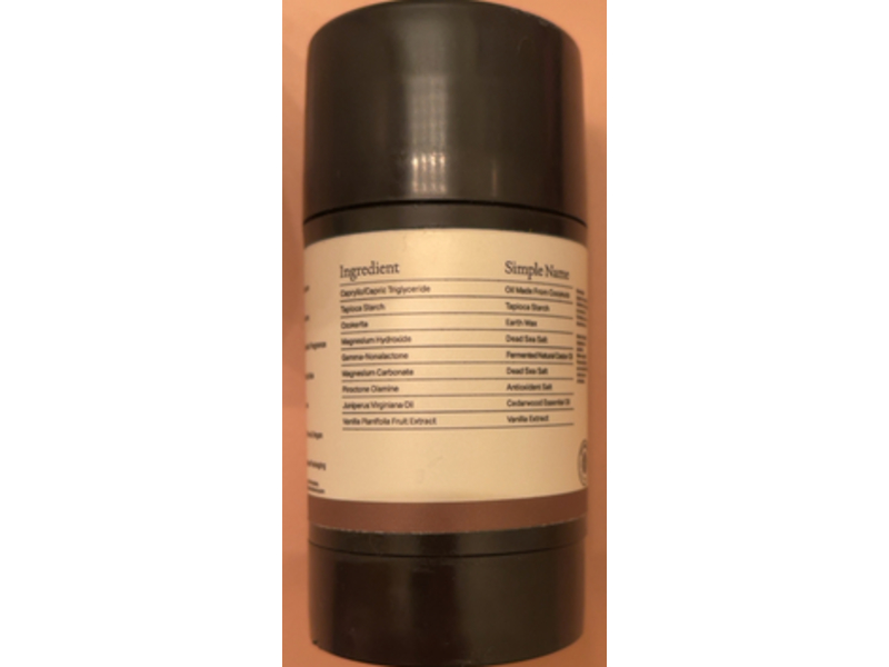 Each & Every Aluminium Free Deodorant, Cedar & Vanilla, 2.5 oz/70 g