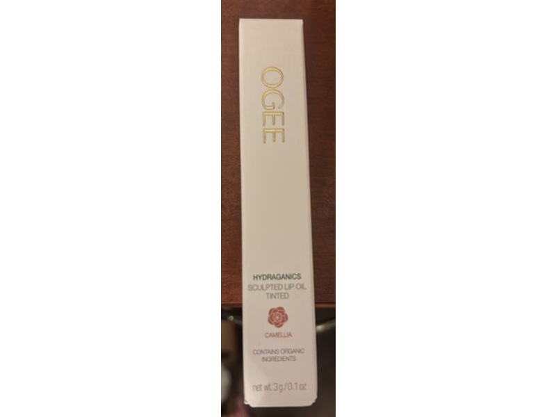 Ogee Sculpted Lip Oil, Camellia, 0.1 oz/3 g