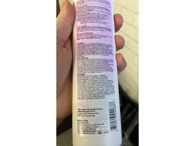 Celeb Luxury Viral Colorditioner, Magenta Color, 8.25 fl oz/244 mL