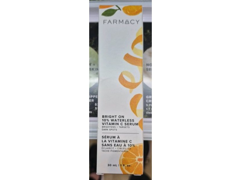 Farmacy Beauty Bright On Serum, Vitamin C, 1 fl oz/30 mL
