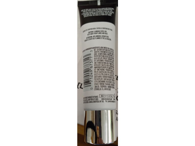 L'Oreal Paris Prime Lab Up to 24H Matte Setter, 1.0 fl oz/30 mL