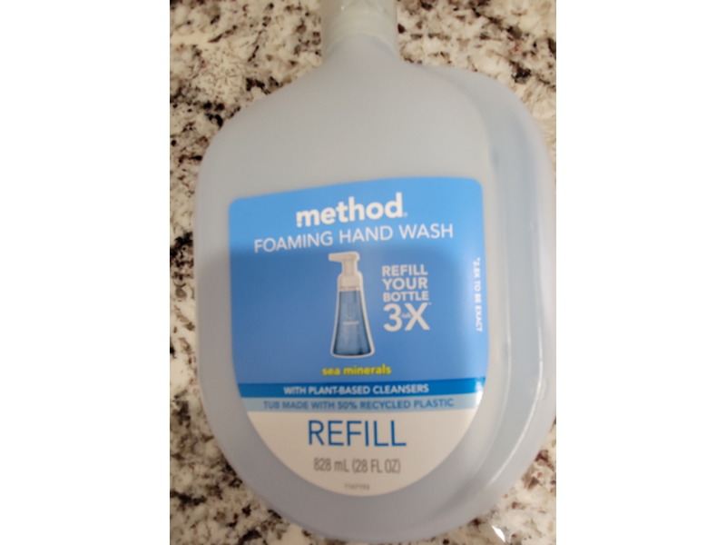 Method Foaming Hand Wash, Sea Minerals, 28 fl oz/828 mL