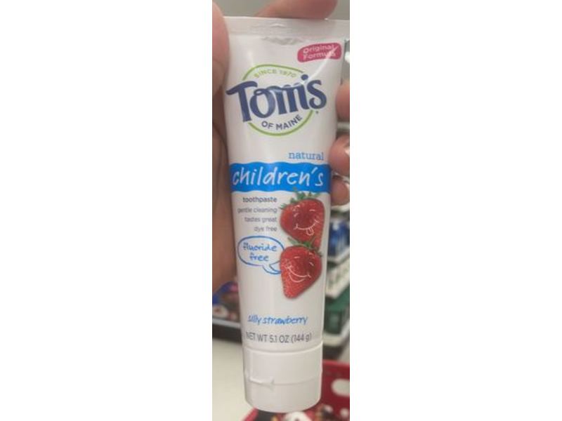 Tom's Of Maine Natural Children Toothpaste, Silly Strawberry, 5.1 oz/144 g