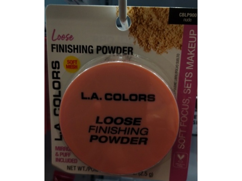L.A. Colors Loose Finishing Powder, Nude, 0.088 oz/2.5 g
