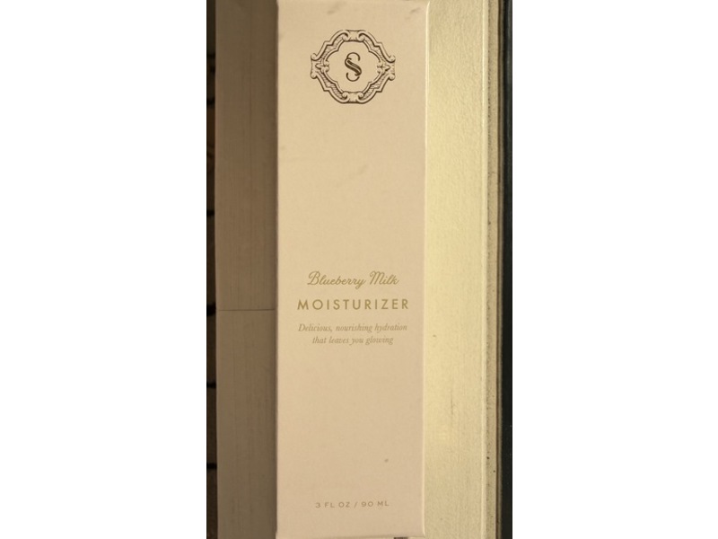 Sorella Apothecary Moisturizer, Blueberry Milk, 3 fl oz/90 mL