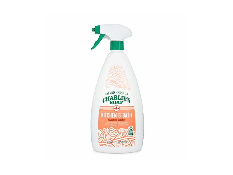 Charlie's Soap Kitchen & Bath Household Cleaner, 32 fl oz/0.95 L