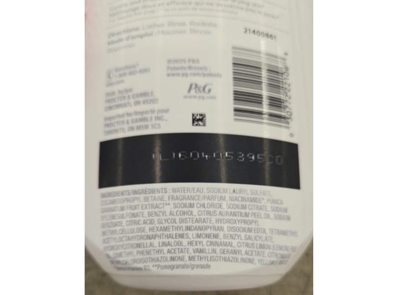 Olay Fresh Radiance Body Wash, Peach & Cherry Blossom, 22 fl oz/650 mL